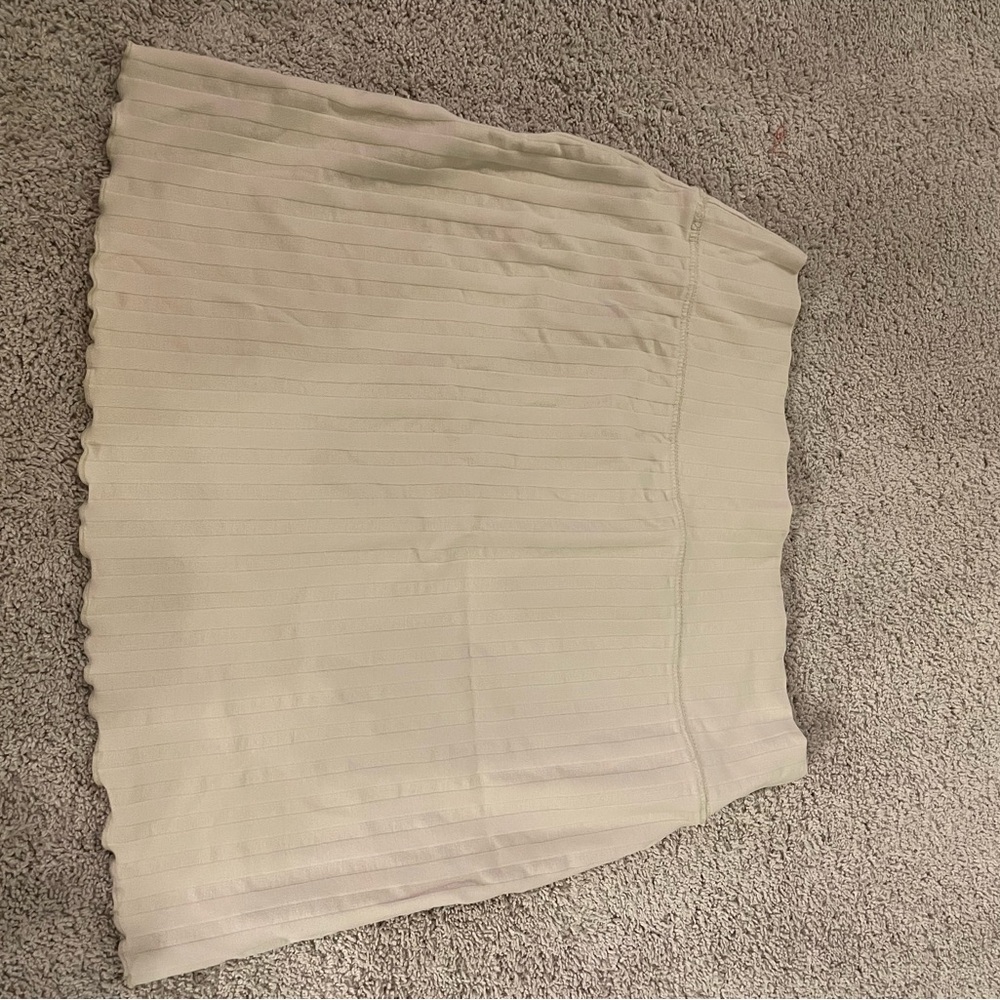 Aerie Cream Mini Skirt
